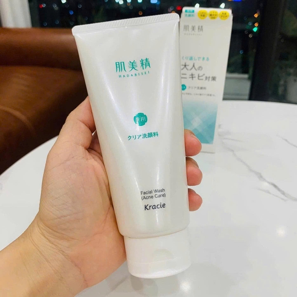 Kracie - Sữa Rửa Mặt Trị Mụn Kracie Hadabisei 110g