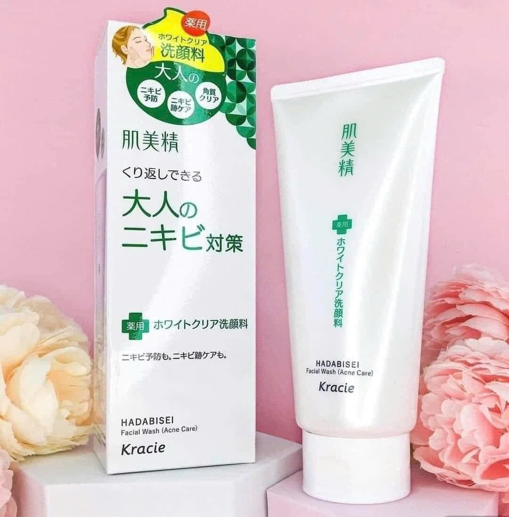 Kracie - Sữa Rửa Mặt Trị Mụn Kracie Hadabisei 110g