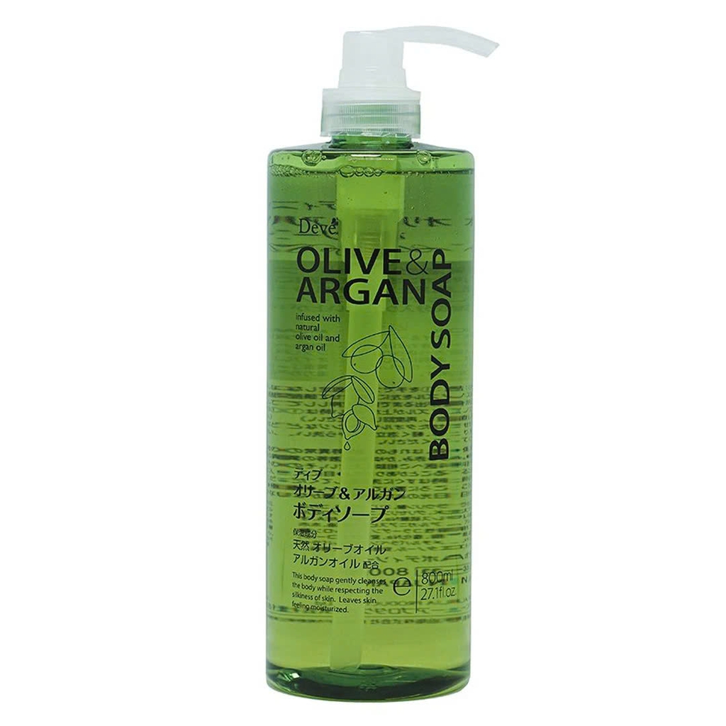 Kumano - Sữa Tắm Chiết Xuất Olive & Argan Deve 800ml