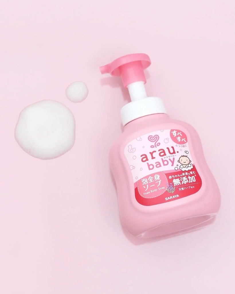 Arau - Sữa Tắm Gội Arau Baby Chai 450ml (Mẫu Mới)