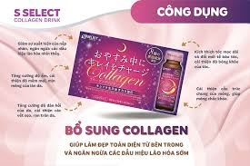Nước Uống Làm Đẹp Da S Select Collagen Drink (Hộp 10 Lọ)