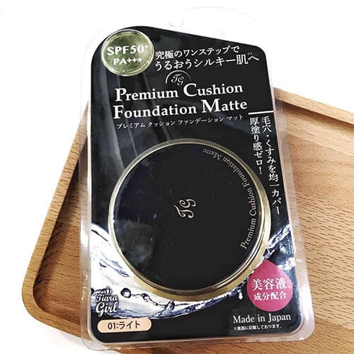 Tiara Girl - Phấn Nước TG Premium Cushion Màu Đen Cho Da Dầu (Tone Trắng Sáng)