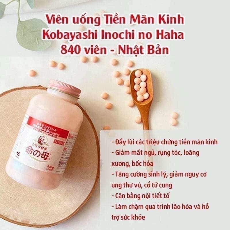 KOBAYASHI_Viên Uống Hỗ Trợ Tiền Mãn Kinh Kobayashi Nhật Bản 840 Viên