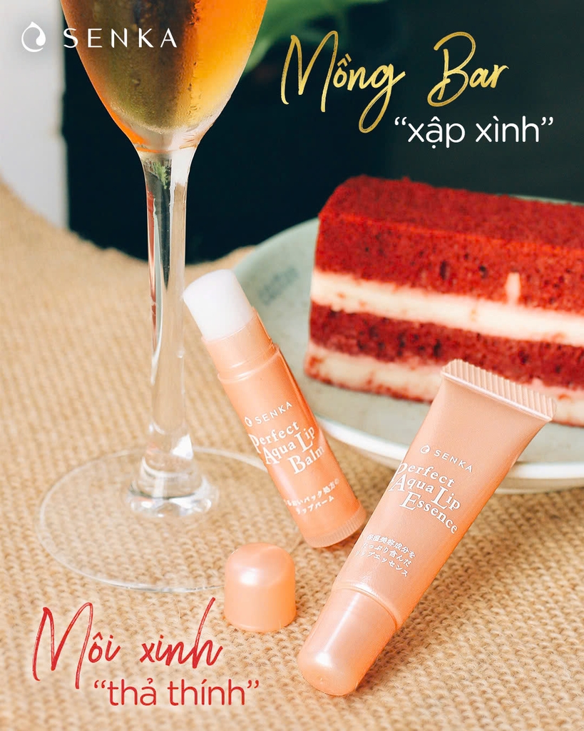 Senka - Son Dưỡng Môi Cấp Ẩm Senka Perfect Aqua Lip Balm 4.5g (Ban Ngày)