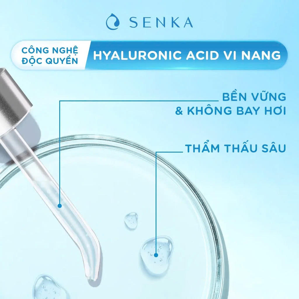 Senka - Tinh Chất Senka Dưỡng Ẩm Chuyên Sâu Và Ngừa Lão Hóa 30ml Deep Moist 3X HA Serum