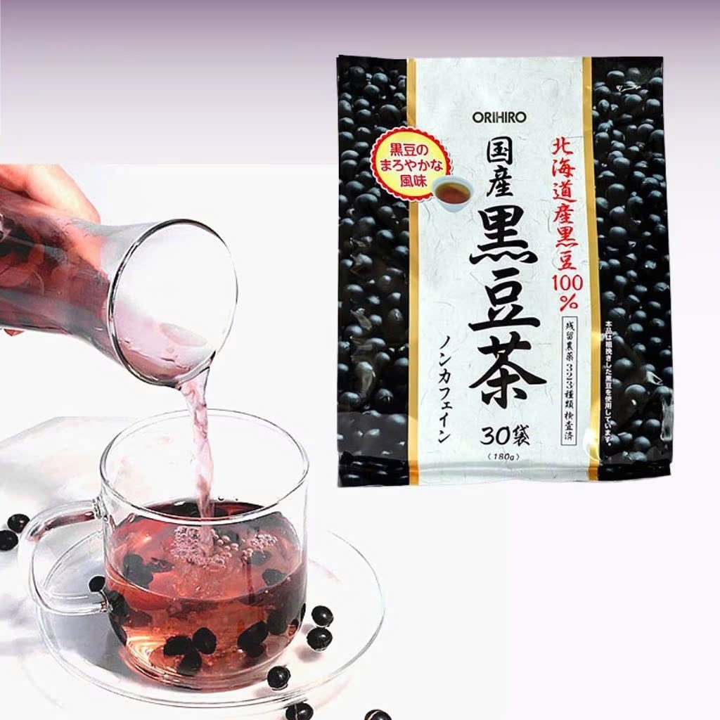 Orihiro - Trà Đậu Đen Orihiro 30 Gói 180g Thanh Nhiệt Giải Độc