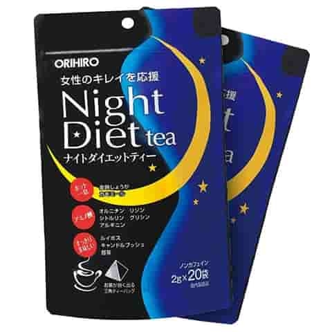 ORIHIRO - Trà hỗ trợ giảm cân ban đêm Night Diet Tea 20+4 gói