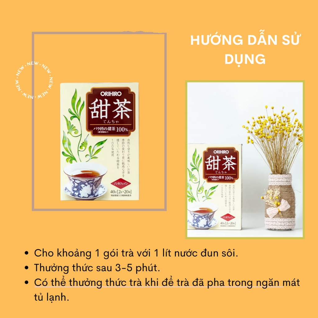 Orihiro - Trà Tencha Orihiro Chống Lão Hóa 20 Gói