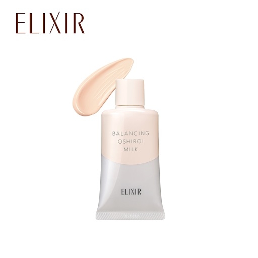 Elixir Reflet Balancing Oshiroi Milk - Sữa Chống Nắng Dưỡng Da Kiềm Dầu 35G