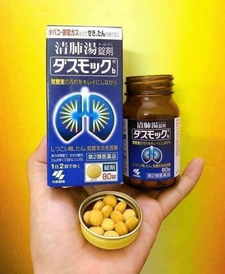 Kobayashi - Viên Uống Thanh Lọc Phổi Dasmock (80 Viên)