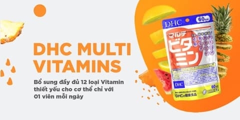 DHC - Viên Uống Bổ Sung 13 Vitamin Tổng Hợp Nhật Bản Gói 30 Ngày (30 Viên)