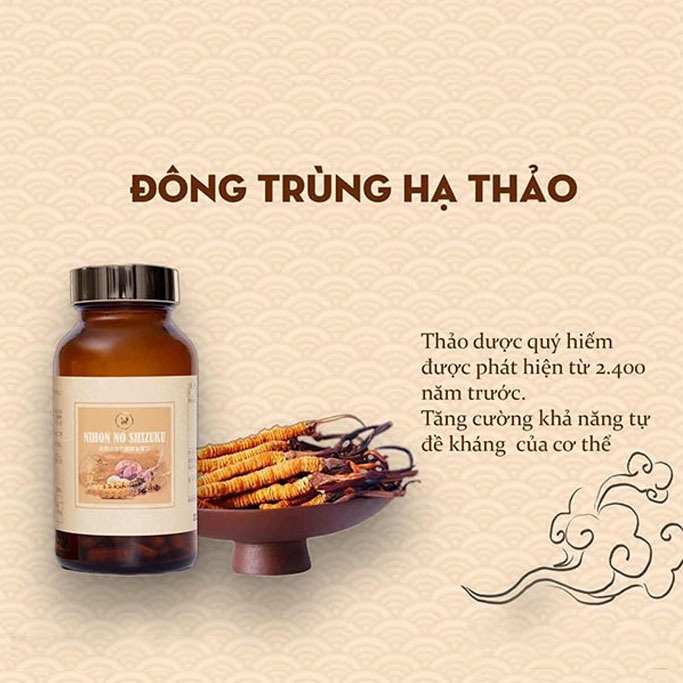 Nihon No Shizuku - Viên Uống Đông Trùng Hạ Thảo Và Nấm Linh Chi 150 Viên Nhật Bản