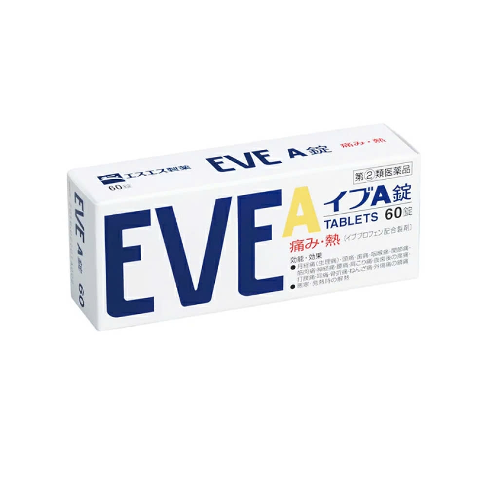 Eve - Viên Uống Giảm Đau, Hạ Sốt Eve A Tablets 60 Viên