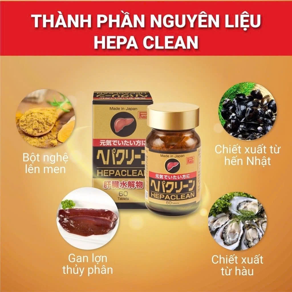 Ribeto - Viên Uống Tăng Cường Và Bảo Vệ Chức Năng Gan Hepaclean Ribeto 60 Viên