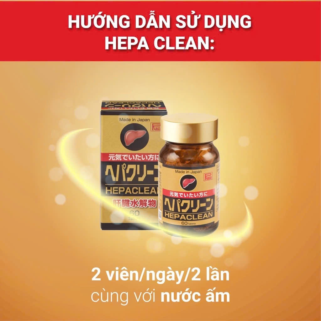 Ribeto - Viên Uống Tăng Cường Và Bảo Vệ Chức Năng Gan Hepaclean Ribeto 60 Viên