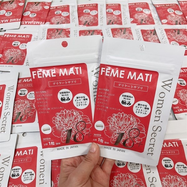 Feme Mati - Viên Uống Phụ Khoa Women’s Secret Nhật Bản (30 Viên)