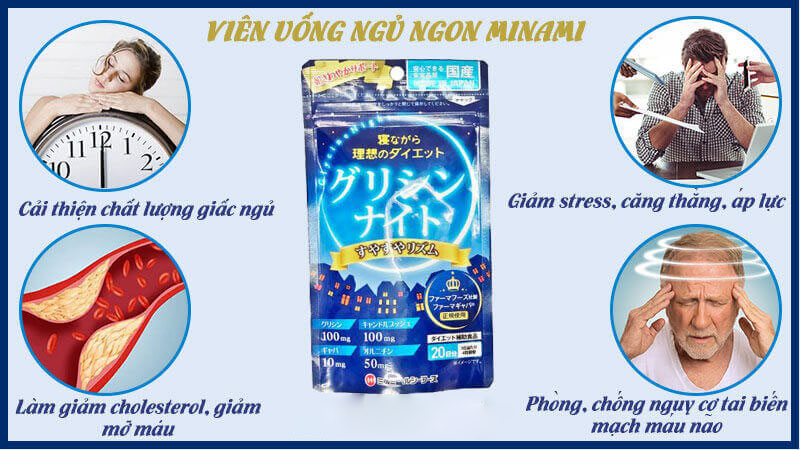 Minami - Viên Uống Hỗ Trợ Ngủ Ngon (80 Viên)