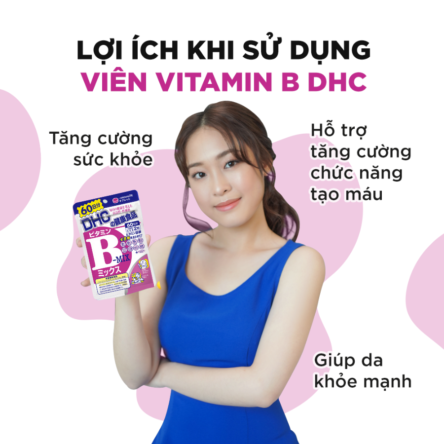 DHC - Viên uống Vitamin B tổng hợp DHC 60 ngày gói 120 viên