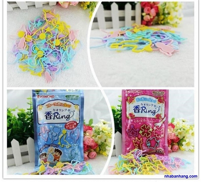 Kincho - Túi 30 Vòng Đeo Tay Chân Đuổi Muỗi Kincho Hương Trái Cây (Xanh)