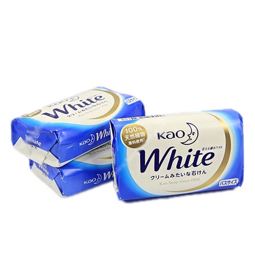Kao - Xà Phòng White Hương Sữa Làm Sạch Dưỡng Da (130g)