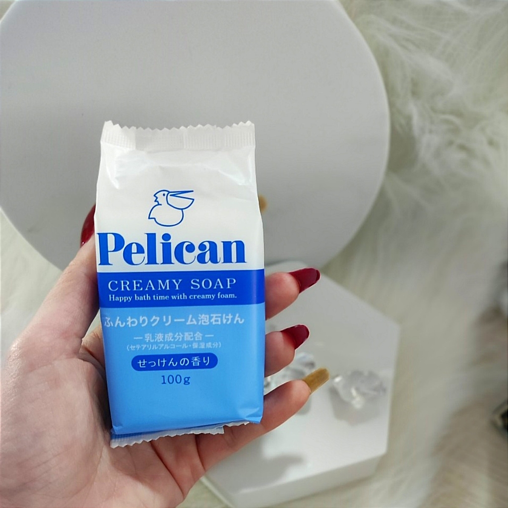 Pelican - Xà Phòng Pelican Creamy Soap Chiết Xuất Từ Dầu Cọ 100g