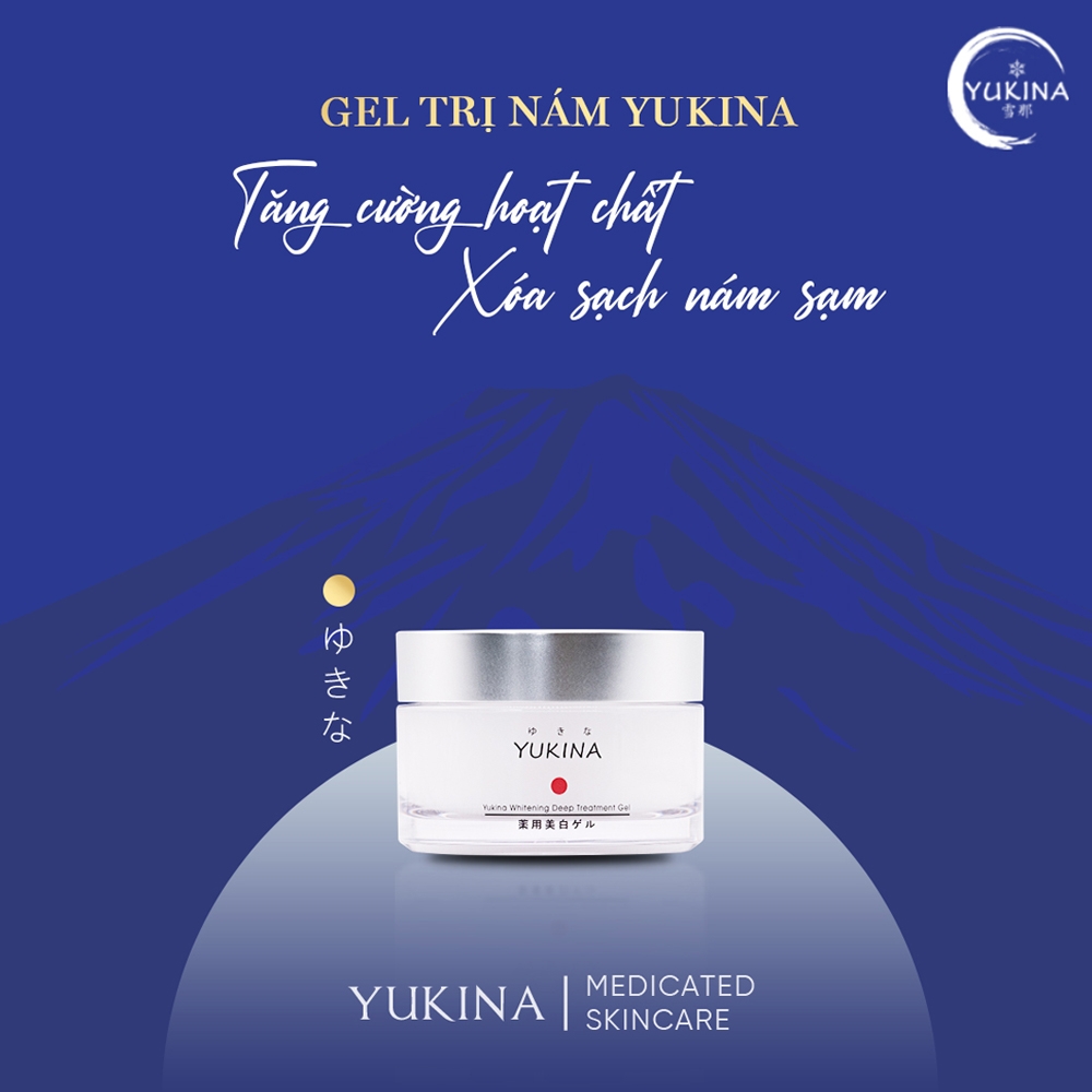 YUKINA - Kem Trị Nám Sáng Da Yukina Whitening Deep Treatment GEL 50g