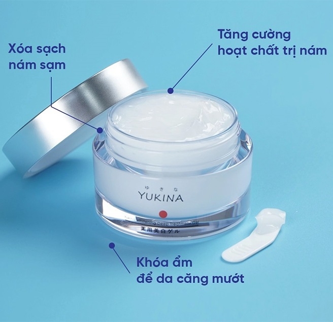 YUKINA - Kem Trị Nám Sáng Da Yukina Whitening Deep Treatment GEL 50g