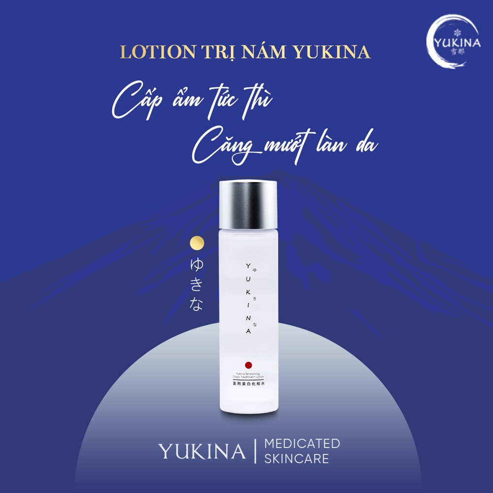 YUKINA - Nước Hoa Hồng Trị Nám Yukina Whitening Deep Treatment LOTION 150ml
