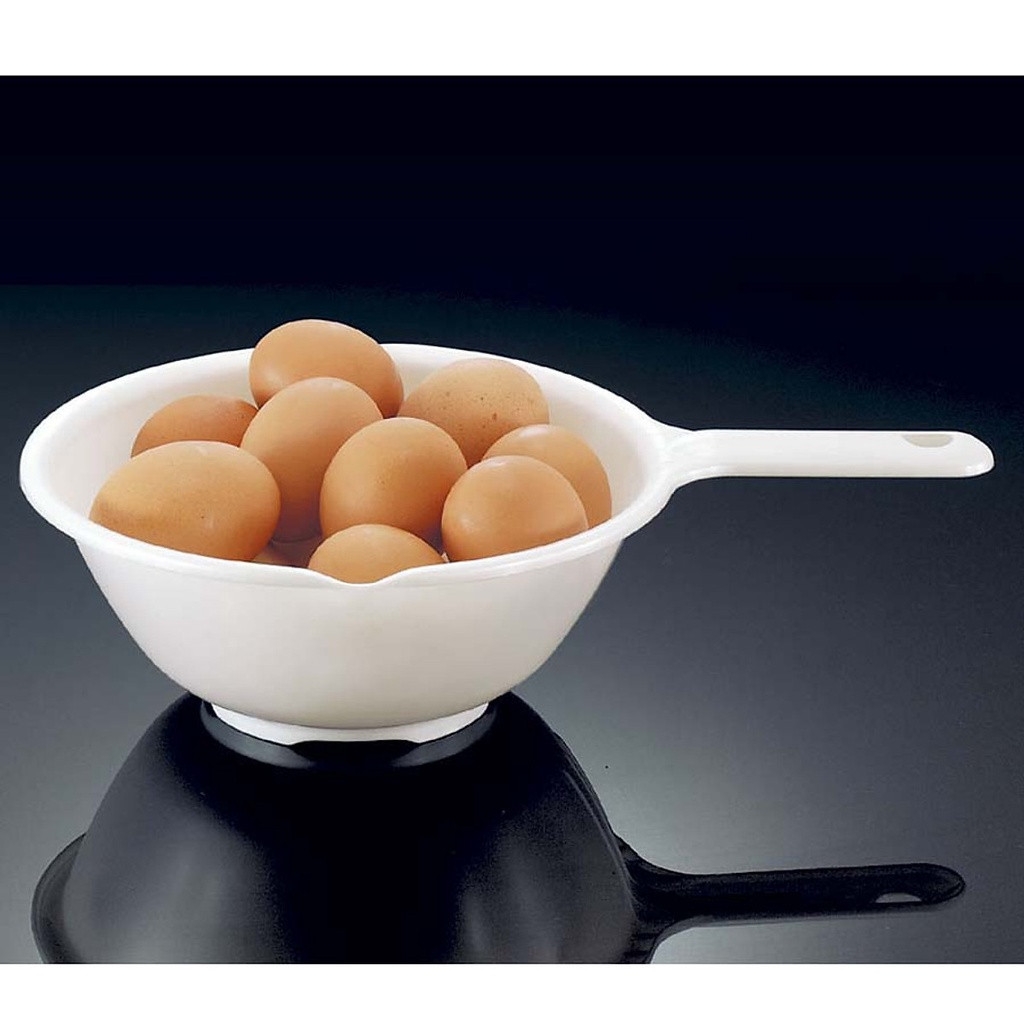Bộ chậu rổ Sanada có tay cầm (trắng)- Hàng Nhật nội địa