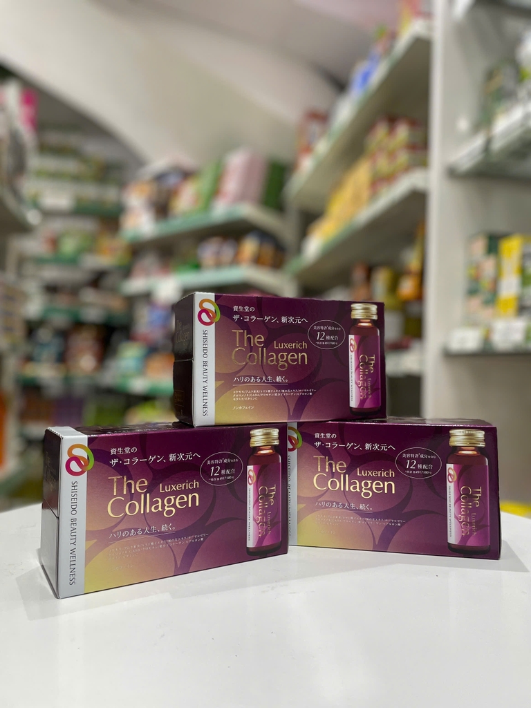 Shiseido - Combo 1 Tháng Nước Uống The Collagen Luxerich 35+ (3 Hộp)