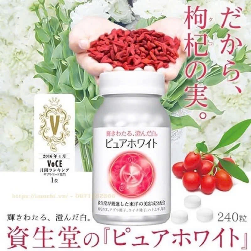 Shiseido - Viên Uống Trắng Da Shiseido Pure White 240 Viên