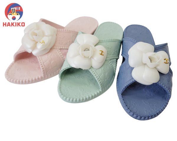 Dép Nhựa Siêu Nhẹ Eva Hình Hoa Đi Trong Nhà Ugby Hàn Quốc 거실화 꽃