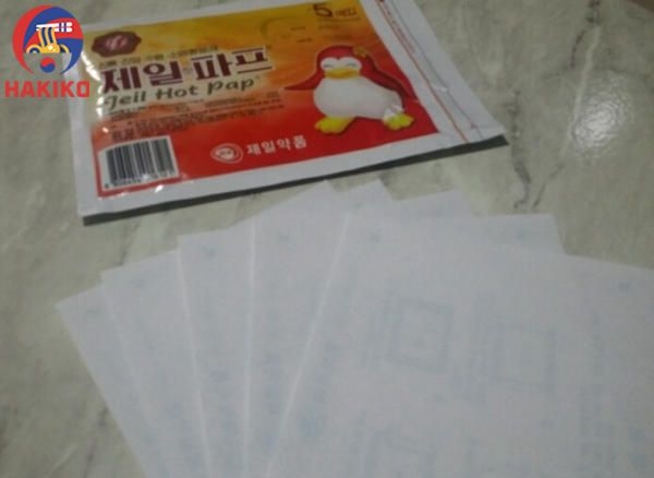 Miếng Dán Nóng Giảm Đau Salapas Hàn Quốc Hộp 5 Miếng (14Cm X10 Cm) 핫 파프