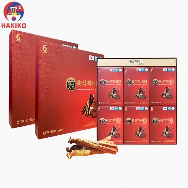 Hồng Sâm Nhung Hươu Linh Chi Q Plus Nonghyup 50ml X 30 Gói Hàn Quốc 홍삼원