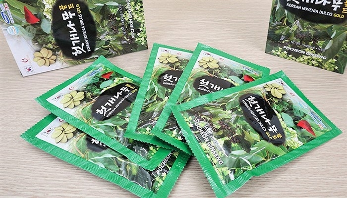 Nước Uống Bổ Gan, Thải Độc Pocheon Hàn Quốc 70Ml X 30 Gói 헛개나무