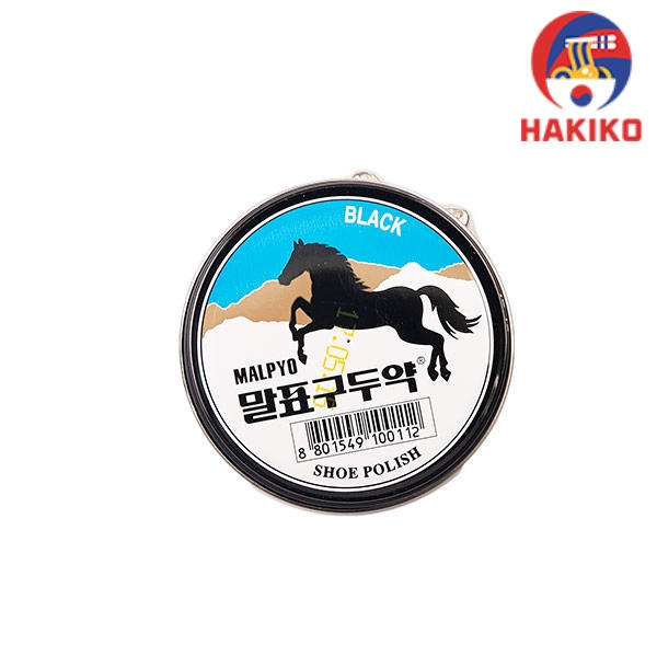 Xi Đánh Giày Khô Malpyo Hàn Quốc 원형고체 구두약 블랙