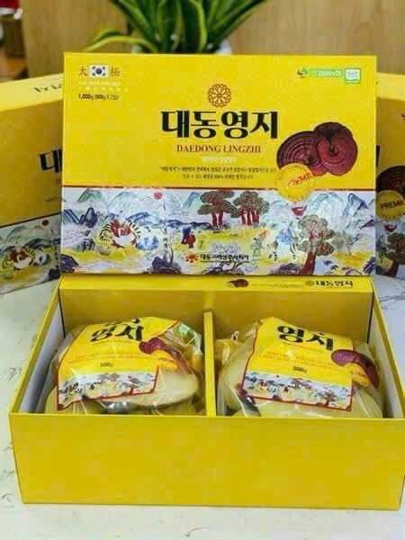 Nấm Linh Chi Deadong Cao Cấp Hàn Quốc  프리미엄 대동영지버섯