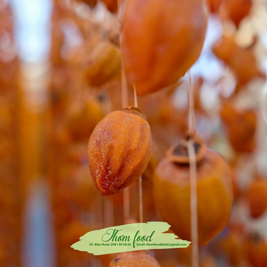 Hồng treo gió DLFresh hồng treo Nhật Bản, hồng dẻo Đà Lạt