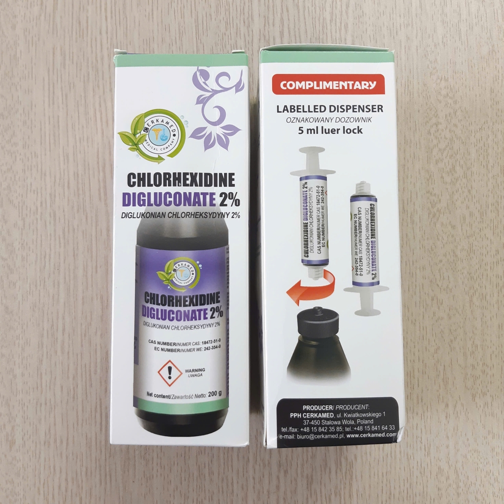 Dung dịch bơm rửa tủy Chlorhexidine Diglugonate 2% ( CHX)