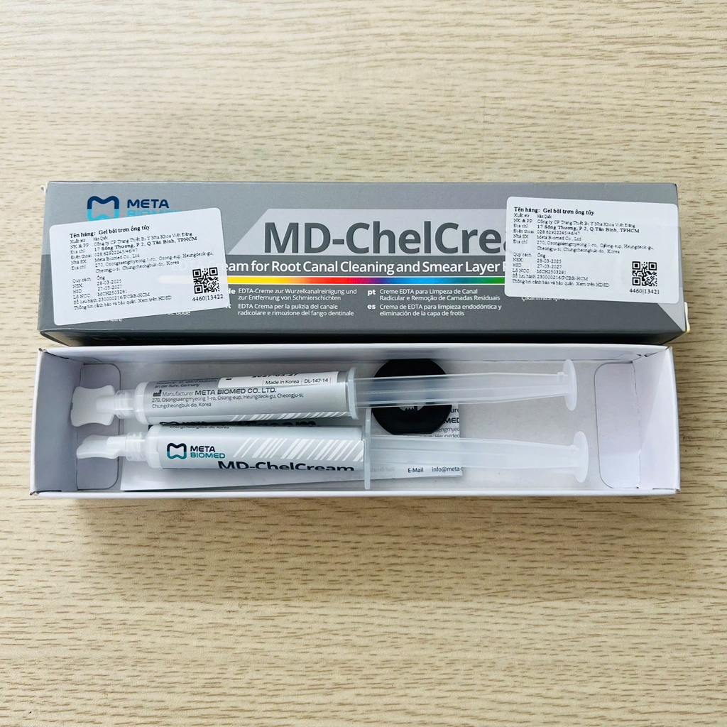Gel bôi trơn ống tủy Paste type EDTA MD - ChelCream