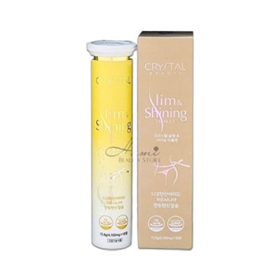 Crystal Slim Shining - Viên sủi hỗ trợ giảm cân an toàn & sáng mịn da