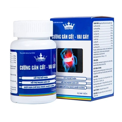 Viên uống Cường Gân Cốt - Vai Gáy Kingphar hỗ trợ bổ thận, mạnh gân cốt