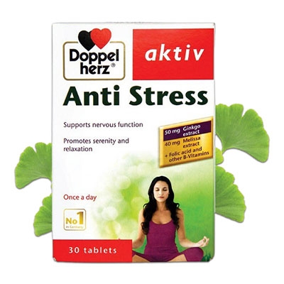 Doppelherz Aktiv Anti Stress - Giúp bồi bổ não bộ giảm căng thẳng