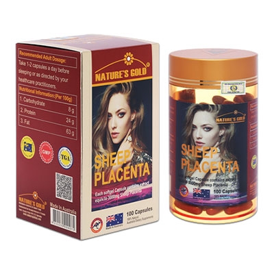 Sheep Placenta Nature’s Gold - Viên nang sáng da, mờ thâm hiệu quả