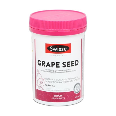 Swisse Beauty Grape Seed - Bổ sung Collagen & chống oxy hóa hiệu quả