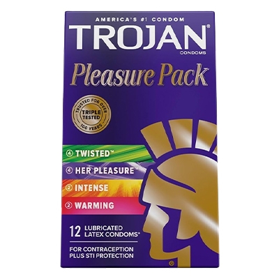Bao cao su Trojan Pleasure Pack - Tăng cường ham muốn quan hệ