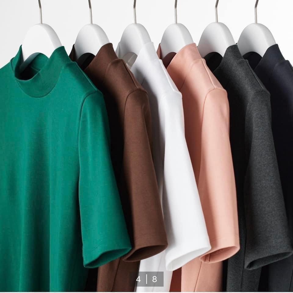 Áo cotton cổ 3 phân 460730