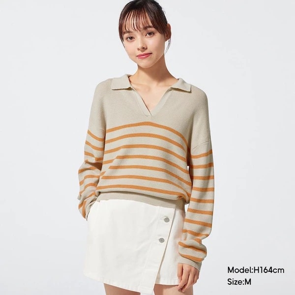 Áo len cổ V Gu 346558