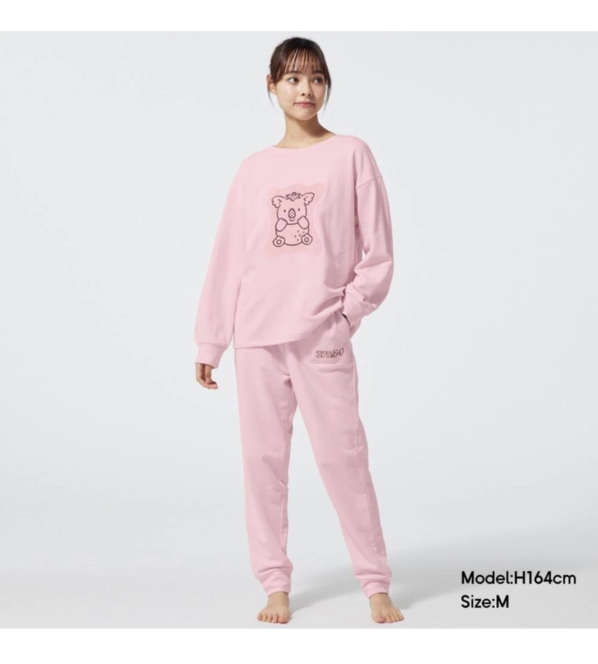 Bộ mặc nhà cotton hình gấu Gu 345634