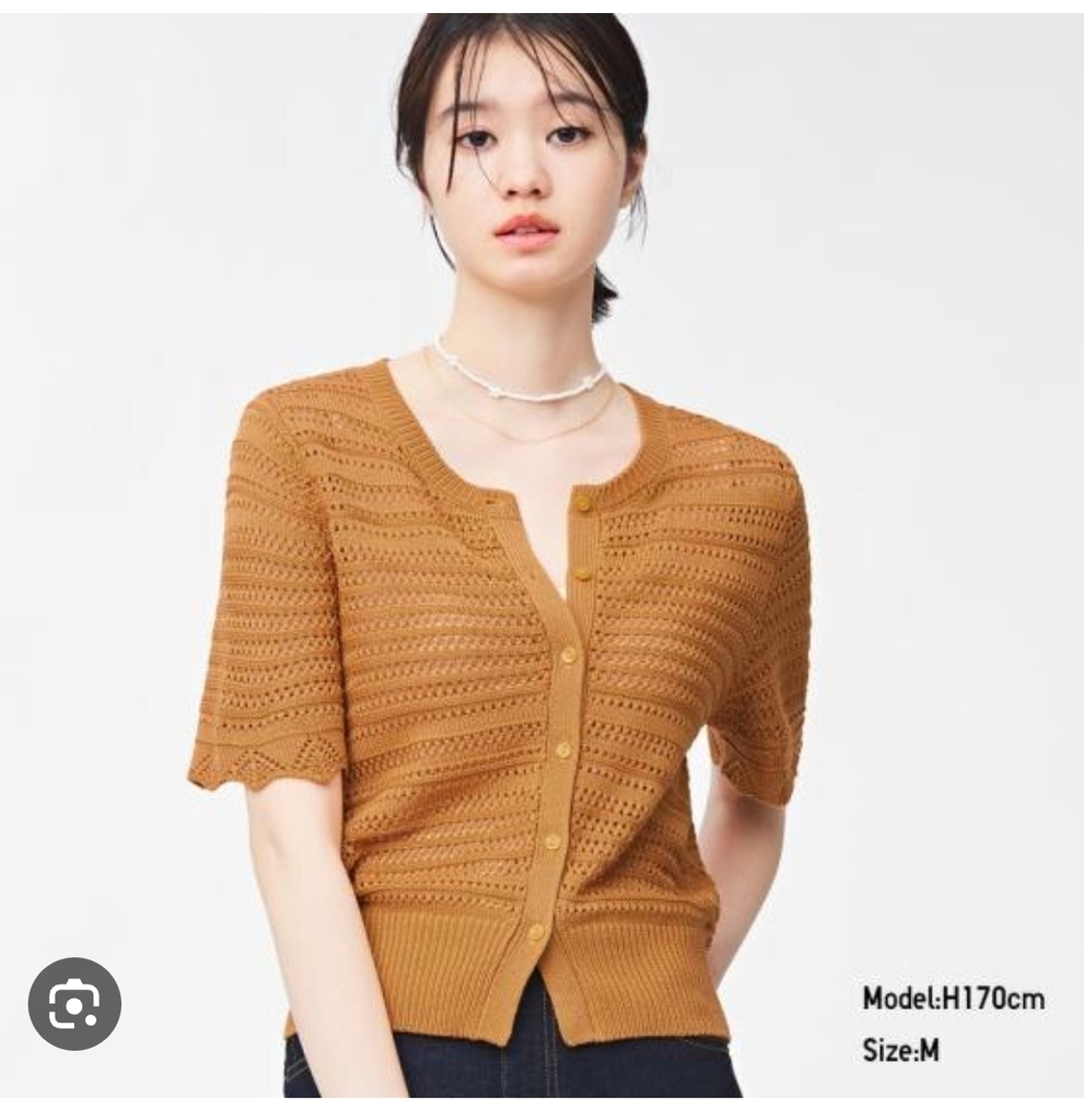 Áo carigan ren lỗ 338918